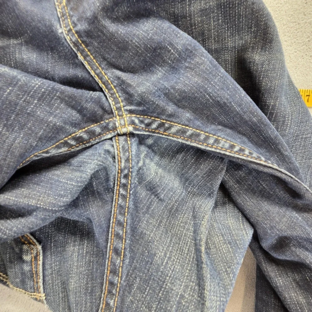 Vintage Levis 504 Jeans Mens‎ 28x32 Blue Straight Engineered Dark Wash Honeycomb